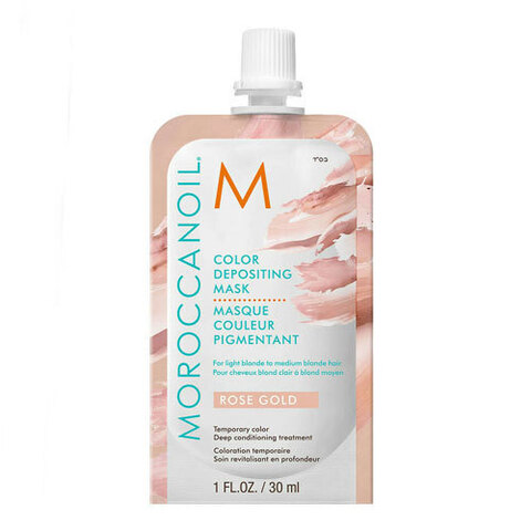 Moroccanoil Color Depositing Mask Rose Gold - Маска тонирующая для волос, розовое золото