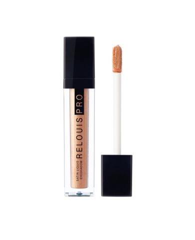 Satin Liquid Eyeshadow Тени жидкие сатиновые тон Bridal Peach Relouis