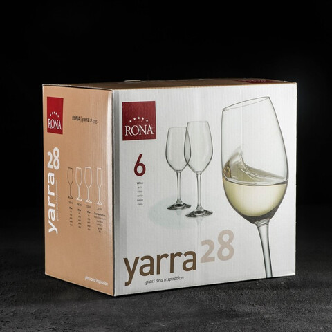 Набор бокалов для вина Rona Yarra 6 шт 280 мл