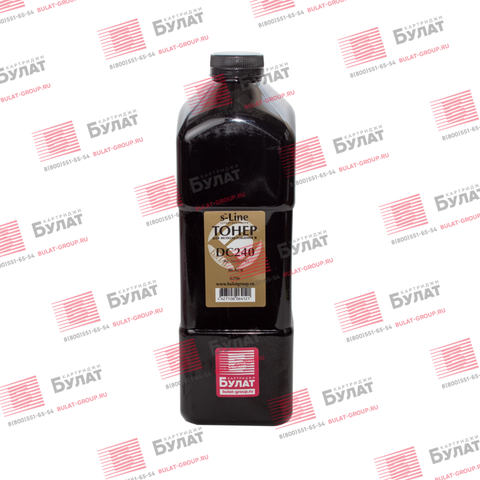 Тонер с девелопером БУЛАТ s-Line DC 240 для Xerox DC 240, WC 7655, WC 7765 (Чёрный, банка 670 г)