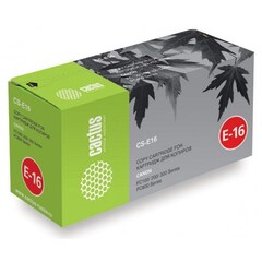 Картридж лазерный Cactus CS-E16 E-16 черный (2000стр.) для Canon FC100, 200, 300, PC800