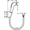 Гигиенический набор Hansgrohe 32122000