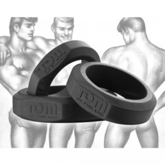 Эрекционные кольца Tom of Finland - 3 шт. разного диаметра