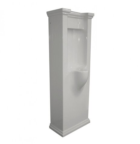 Kerasan Waldorf 413101 Писсуар напольный с сифоном и комплектом крепежей, цвет белый