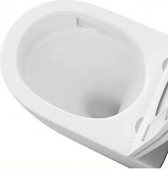 Унитаз подвесной Grossman GR-4498SQC Tornado безободковый с тонким сиденьем 520x360x400