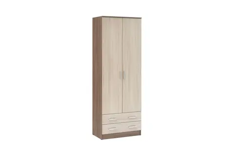 шкаф комбинированный ДУЭТ 0,8 м (ясень шимо) (Эра)