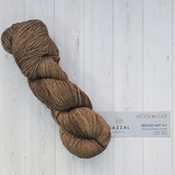 Пряжа Gazzal Wool Star 3809 бронзовый туман