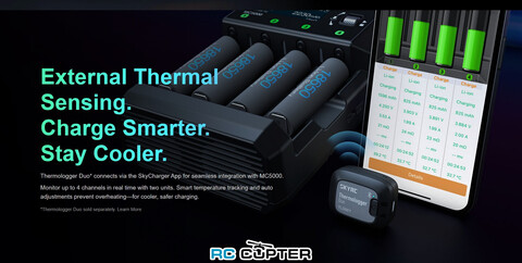 Зарядное устройство SkyRC MC5000 для цилиндрических батарей (Li/Na/Ni) x4, 80W (AC), 5A