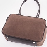 Сумка Саломея 210 эко-замша шоколад