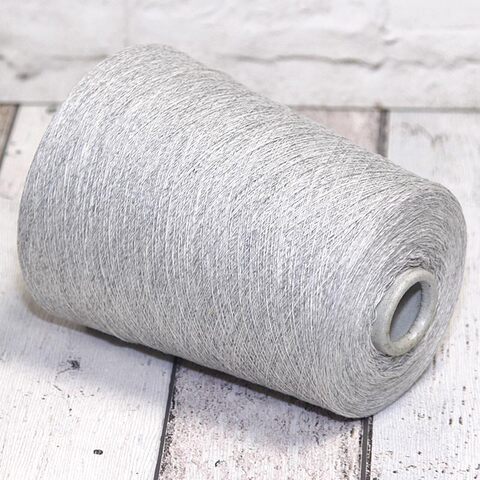 Смесовка с кашемиром (10%) MILLEFILI JOBS 1500 светло-серый меланж