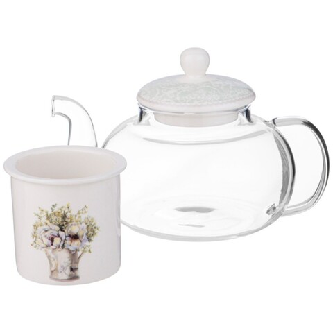 Чайник заварочный с фарфоровым ситом Lefard 