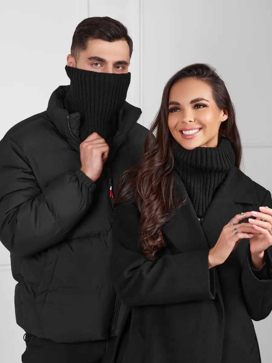 Снуд зимний теплый на флисе