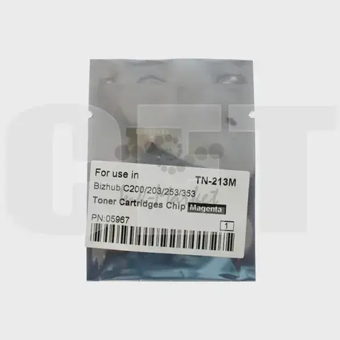 Чип картриджа для KONICA MINOLTA Bizhub C200/C200E/C203/C253/C353 (CET) Magenta, (WW), 20000 стр., (унив.), CET5967