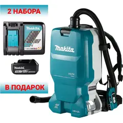 Аккумуляторный пылесос DVC665Z 2x191A25-2 Makita DVC665ZR2E