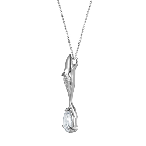 SRN Подвеска Shark (white stone)