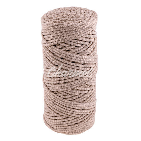 White our polyester cord 5 mm