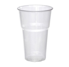 Стакан Факел Стандарт 500 мл, прозрачный, 50 шт. в уп.