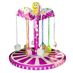 Детская карусель кокосовая пальма "Смайлик" (d290 см)