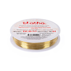 "Zlatka" Проволока для бисера DGB-S3 d 0.3 мм 50 м №01