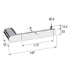 REMER LN61RL Держатель для туалетной бумаги lounge