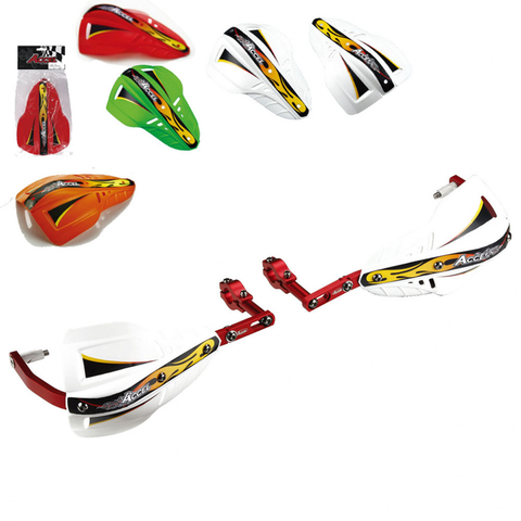 HGS-02 Gold Защита рук/ручек на толстый руль мотоцикла 28.6 с лопухами, прямой тип, золото