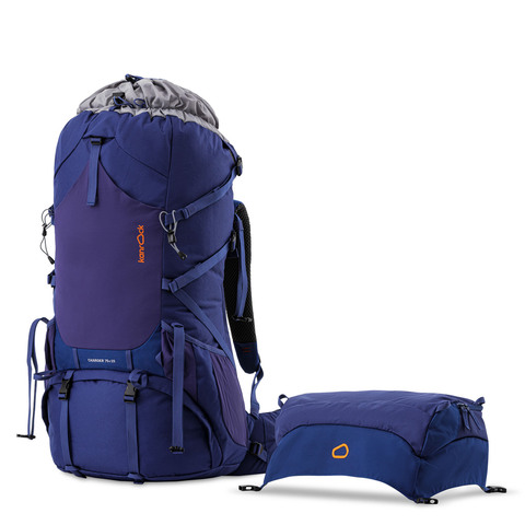Картинка рюкзак туристический Kanrock Charger 75+15 Deep Blue/Blue - 29