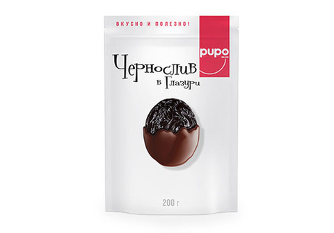Конфеты PUPO "Чернослив в глазури", 200г