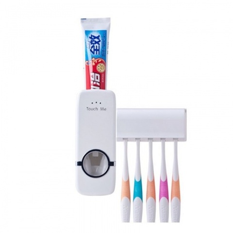 Дозатор для зубной пасты с держателем для щётки