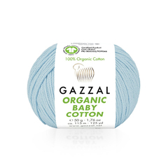 Gazzal Organic Baby Cotton 423 (Голубой)