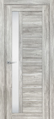 Дверь PSL-40 / Цвет Сан-ремо серый / белый сатинат / Двери PROFILO PORTE