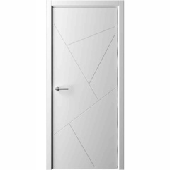 Купить Межкомнатная дверь эмаль Геометрия 2 белая глухая