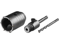 ЗУБР 50 мм, SDS - Plus, 6Т, коронка по бетону с оснасткой (29211-50)