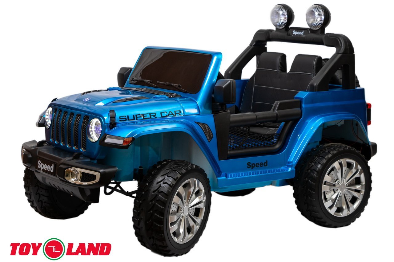 Электромобиль Toyland Джип Jeep Rubicon YEP5016 4х4 синий краска – купить  во Владимире по низкой цене | Интернет-магазин «МайБэбиК»