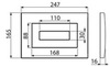 Alcaplast M475 Клавиша смыва для унитаза