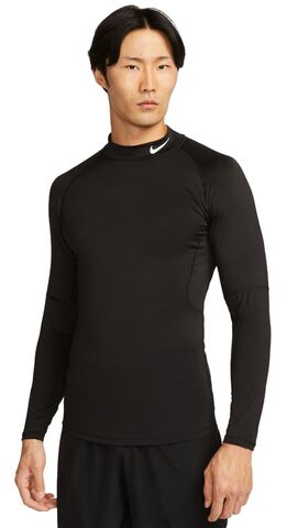 Термобелье Nike Pro Dri-FIT Fitness Mock-Neck Long-Sleeve - black/white