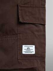 Брюки Alpha Industries Cotton Jogger Chocolate (Коричневый)