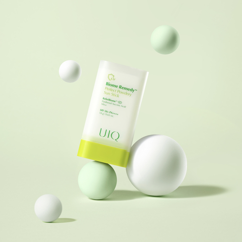 UIQ Biome Remedy Perfect Powdery Sun Stick SPF 50+ PA++++ Пудровый солнцезащитный стик, 18 г