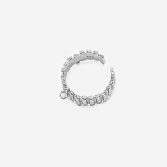 Основа для кольца "Каллисто", 18,5*7,5мм, родирование