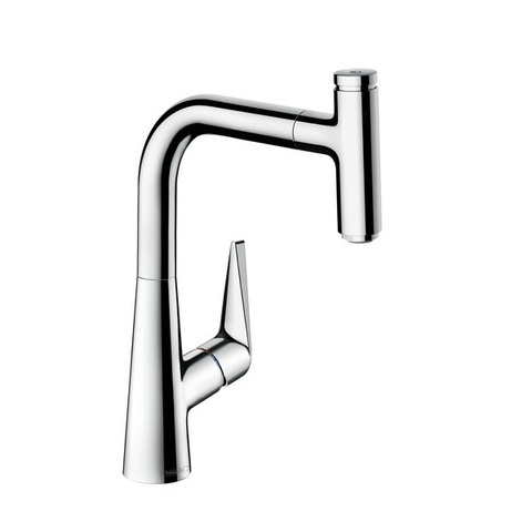 Смеситель для кухни с выдвижным изливом и лейкой Hansgrohe M51 73852000