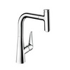 Смеситель для кухни с выдвижным изливом и лейкой Hansgrohe M51 73852000