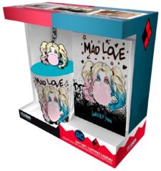 Набор DC Comics Harley Quinn Mad Love Кружка+Блокнот+Брелок