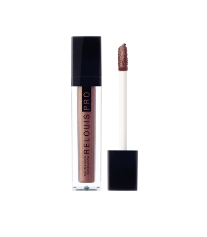 Satin Liquid Eyeshadow Тени жидкие сатиновые тон Deep Bronze Relouis