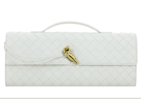 Клатч Bottega Veneta Andiamo белый
