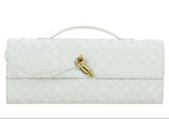 Клатч Bottega Veneta Andiamo белый