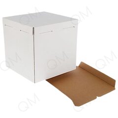 Pasticciere Короб для тортов 300*300*450 мм белый, 10шт