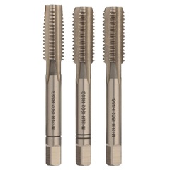 Метчик М12х1,75 (Комплект 3шт, левый) DIN352 HSS-G 6h 75мм a=7,0 Volkel 27050