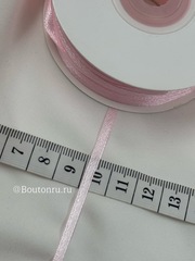 Лента атласная розовая 3 мм