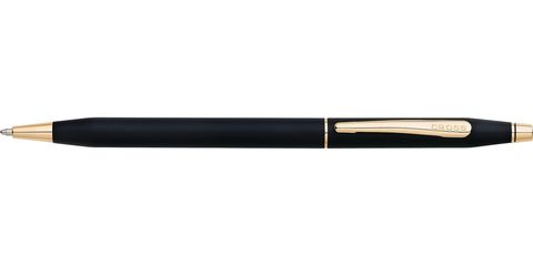 Ручка шариковая Cross Century Matte Black GT (2502)
