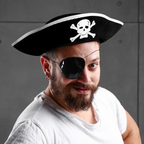 Купить Карнавальная шляпа «Пират» в Магазине тельняшек