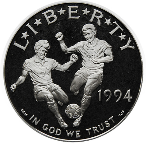 1 доллар США Чемпионат мира по футболу S 1994 год PROOF